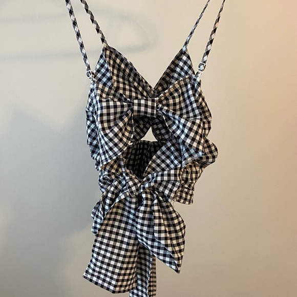 Gingham 2-Piece Set, Size Medium - Picture 5 of 8